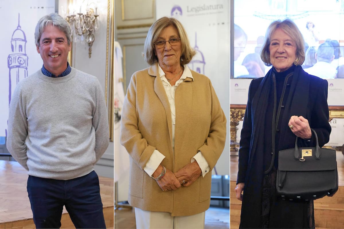 Delfín Uranga, Silvia Uranga y María del Carmen Cerruti Carricart