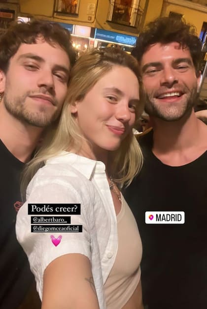 Delfina Chávez compartió el reencuentro en sus redes