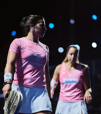 Delfina Brea junto a su compañera Gemma Triay con la que quiere alcanzar la cima en Premier Padel