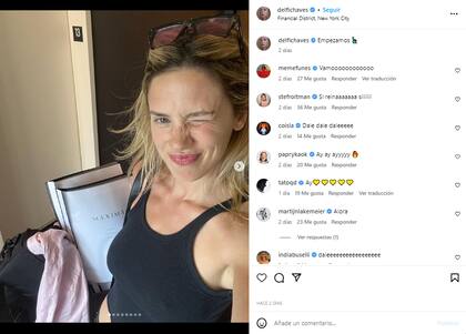 Delfina Cháves compartió el inicio de las grabaciones para la serie de Máxima Zorreguieta en Nueva York