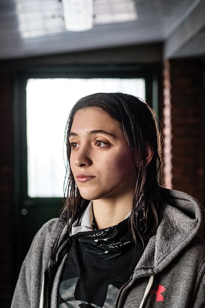 Delfina es una de las caras de Under Armour, la marca deportiva