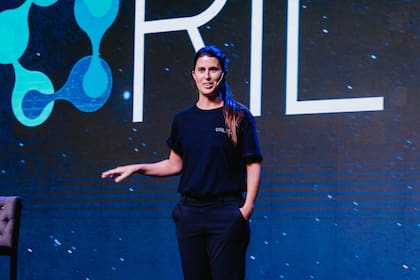 Delfina Irazusta, durante "La noche de los intendentes" el principal evento anual de RIL