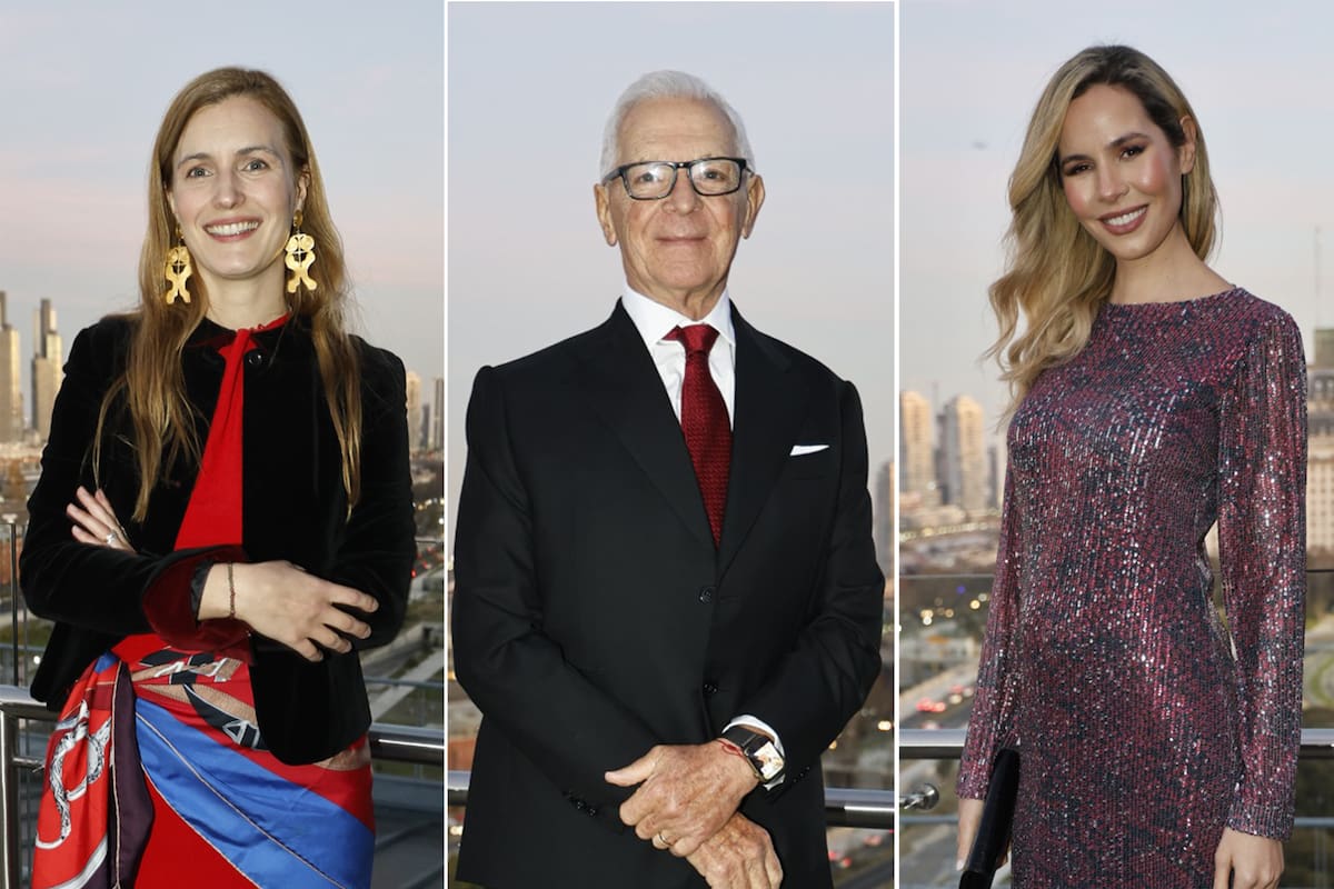 Delfina Muniz Barreto, Eduardo Costantini y Elina Costantini