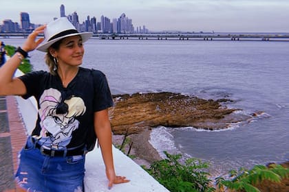 Delfina Pignatiello disfruta de sus vacaciones en Panamá