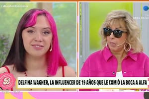 Delfina Wagner, la influencer a la que se relacionó con Alfa, asistió al programa de Georgina Barbarossa