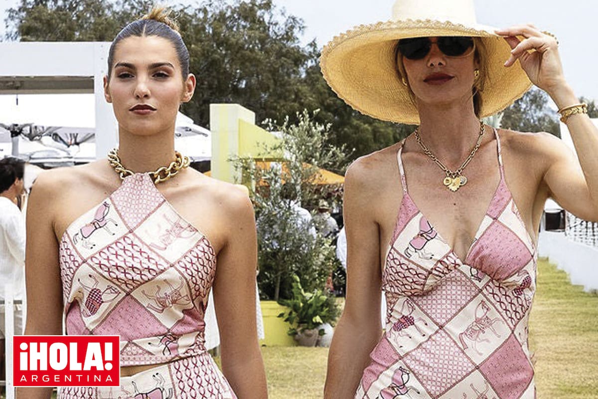 Delfina y su hija Aurora "matchearon" sus looks y causaron sensación