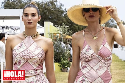 Delfina y su hija Aurora "matchearon" sus looks y causaron sensación