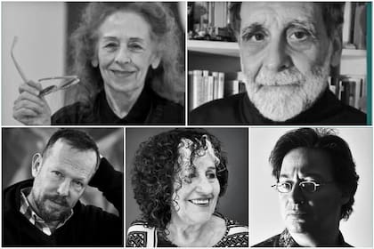 Delia Cancela, Daniel García, Guillermo Kuitca, María Ledesma y Oscar Strasnoy