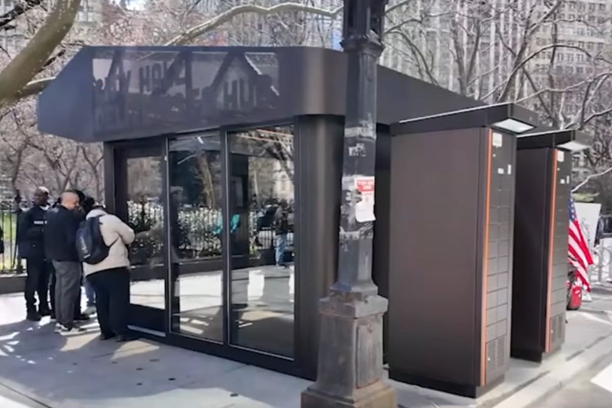 Deliverista Hub opera en un antiguo quiosco reciclado con financiamiento federal