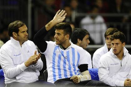 Delpo fue saludado por todo el estadio