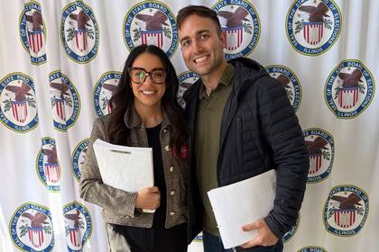 Demerike Palecek y Dylan Blaha advirtieron que se negarían a acatar una orden federal sobre el despliegue de la Guardia Nacional a Chicago