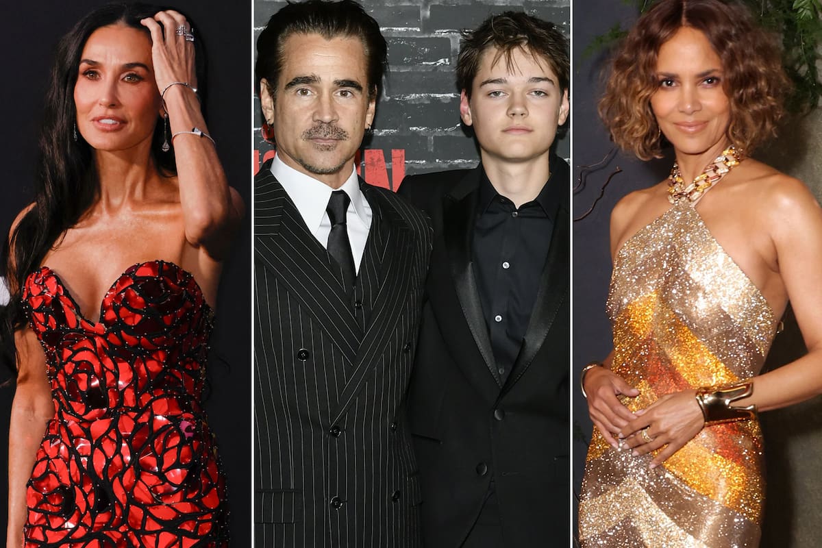 Demi Moore, Colin Farrell junto a su hijo menor y Halle Berry, los protagonistas de las alfombras rojas de esta semana