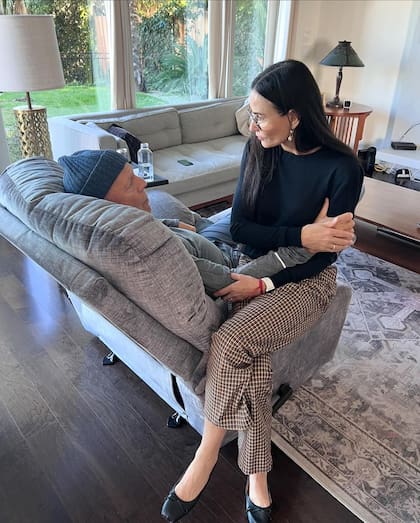 Demi Moore dejó ver cómo está hoy Bruce Willis en medio de su lucha contra la demencia frontotemporal