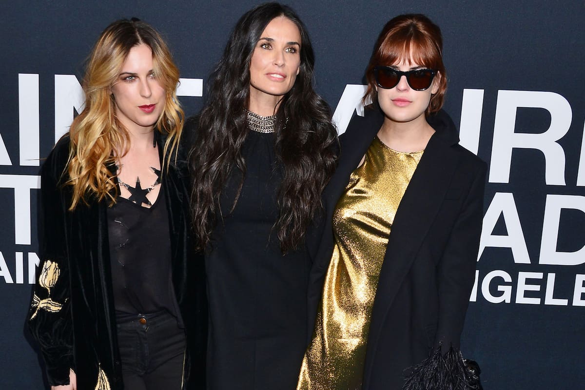 Demi Moore junto a Scout y Tallulah