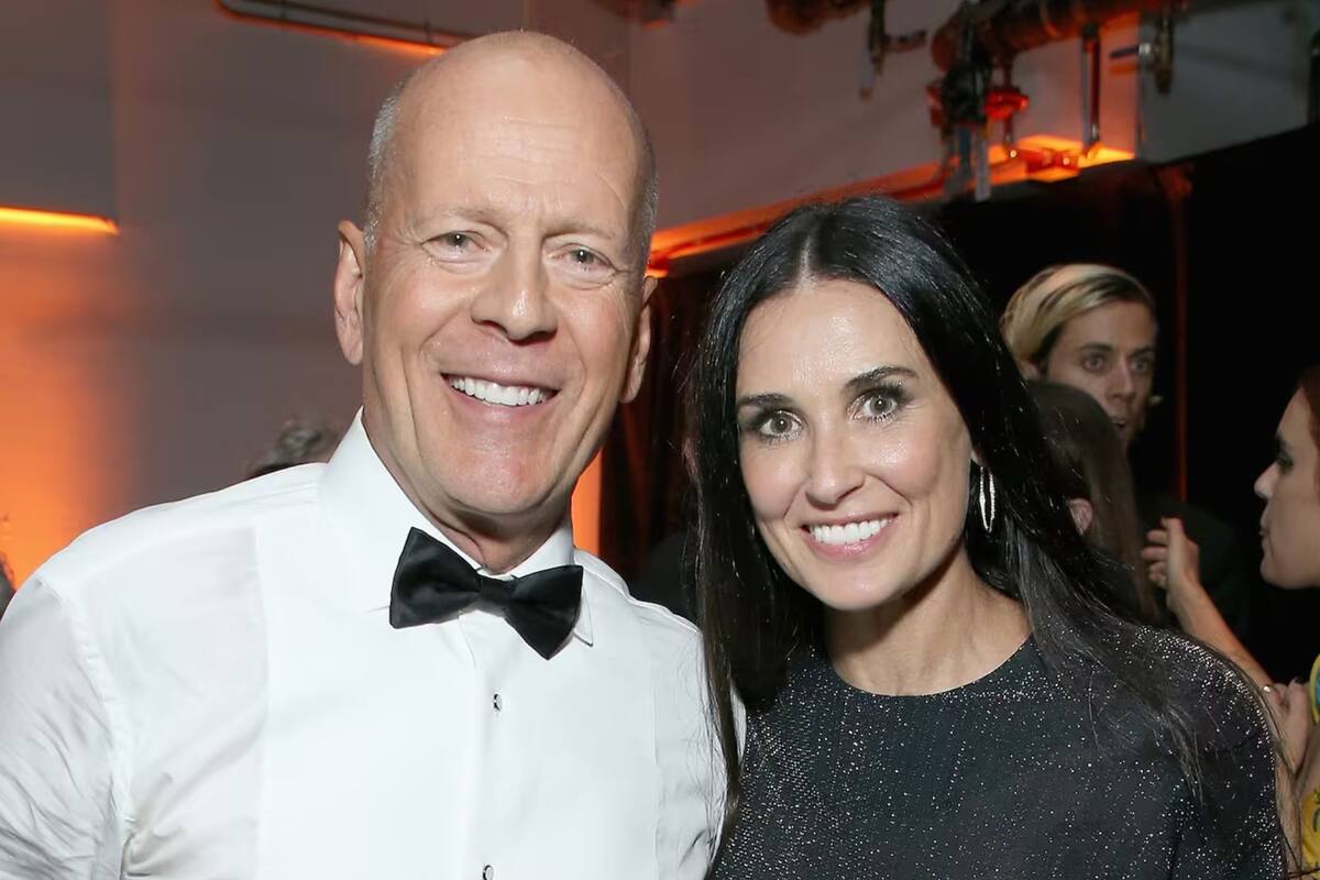 Demi Moore saludó a Bruce Willis y emocionó a todos