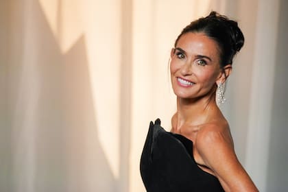 Demi Moore también dijo presente en la gala y fue una de las más buscadas por los fotógrafos
