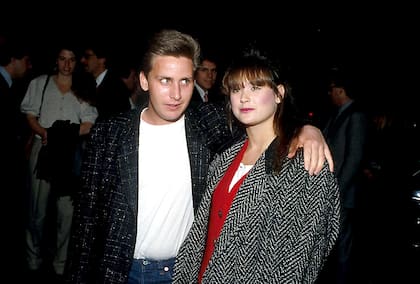 Demi Moore y Emilio Estévez estuvieron a punto de casarse