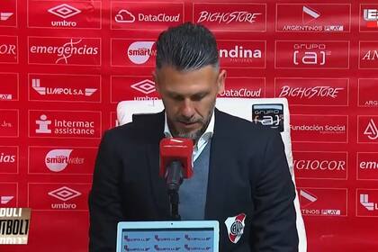 Demichelis reconoció que se fue "muy preocupado" de la Paternal tras la derrota de River ante Argentinos