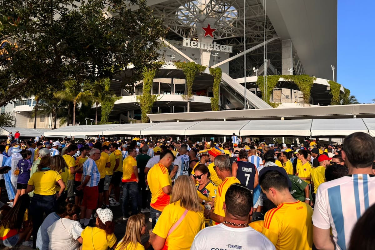Demoras en el Hard Rock Stadium por final de la Copa América 2024 entre Argentina y Colombia