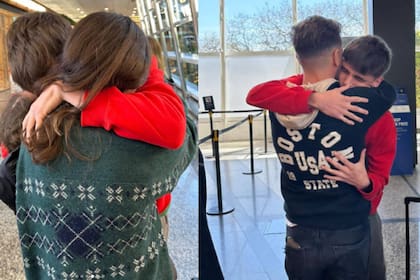 Denise Dumas despidió a su hijo, quien se fue a vivir a Australia (Foto Instagram @denise_dumas)