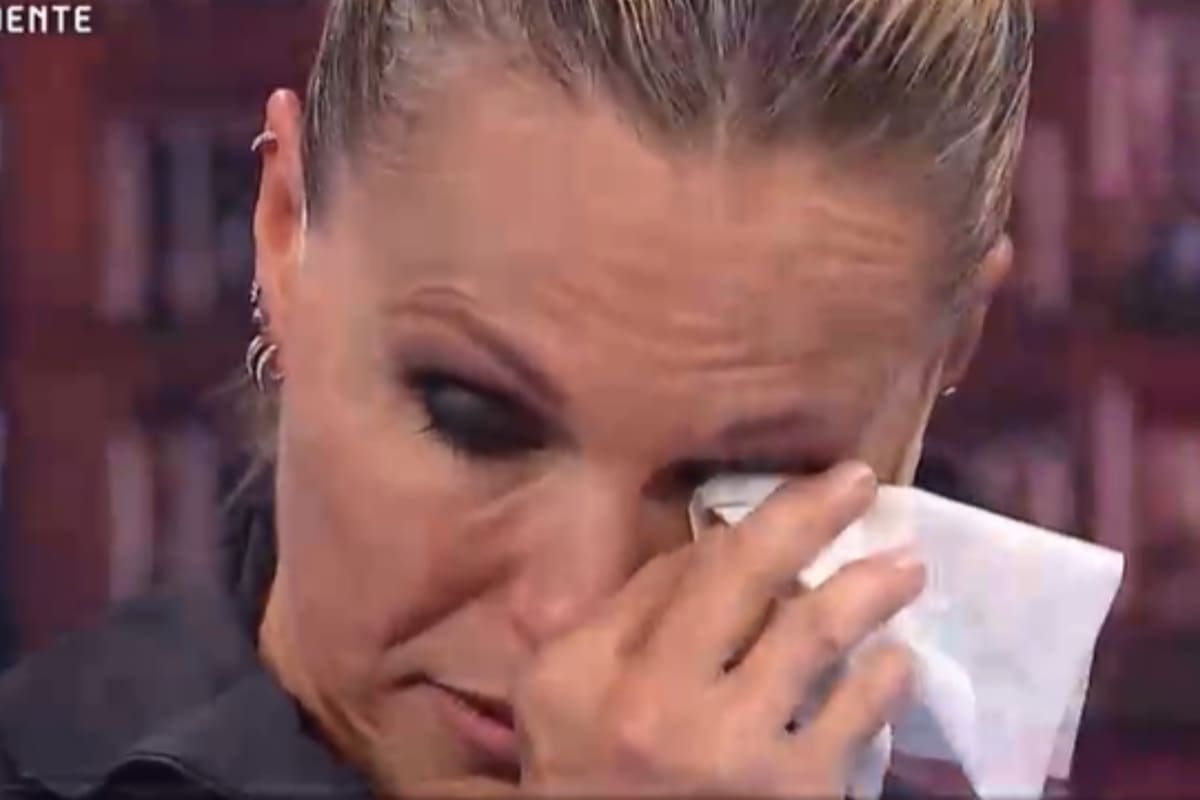 Denise Dumas reveló el particular motivo por la que Abel Pintos la hace llorar y se quebró en vivo