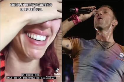 Denise Romano, una cantante argentina, apareció en la película de Coldplay (Foto: Captura Instagram @denisseromano / Santiago Filipuzzi)