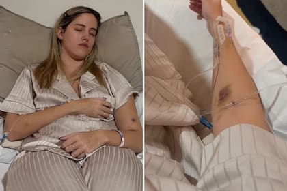 Denisse González reliza un tratamiento para recuperar el número de plaquetas