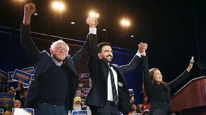 Dentro del Partido Demócrata, Mamdani, Sanders y Ocasio-Cortez representan el ala izquierda