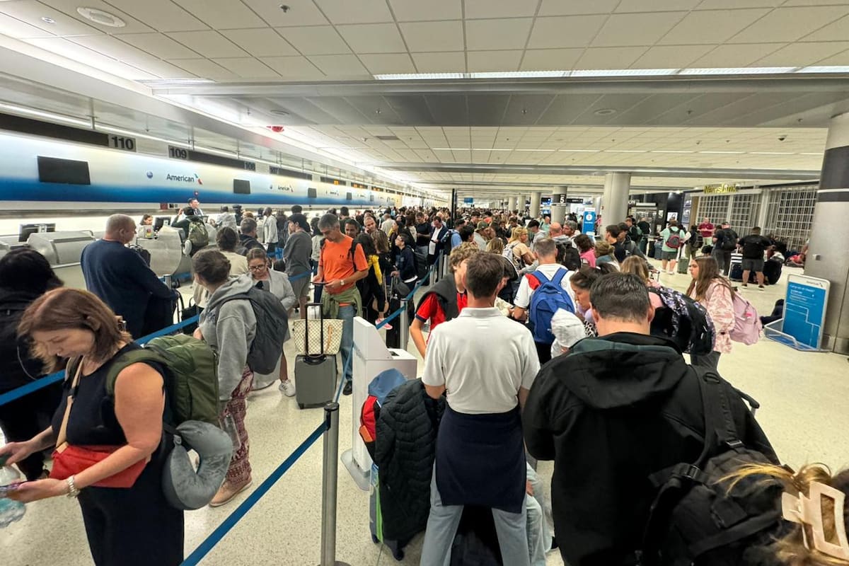 Denuncian que hay 1000 argentinos varados en Estados Unidos por cancelaciones de vuelos de American Airlines