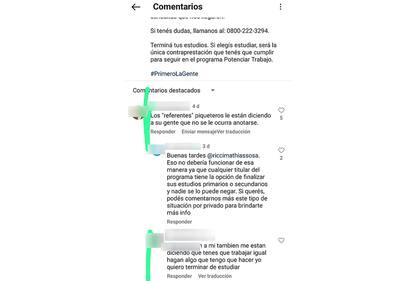 Denuncias "Volvé a estudiar"