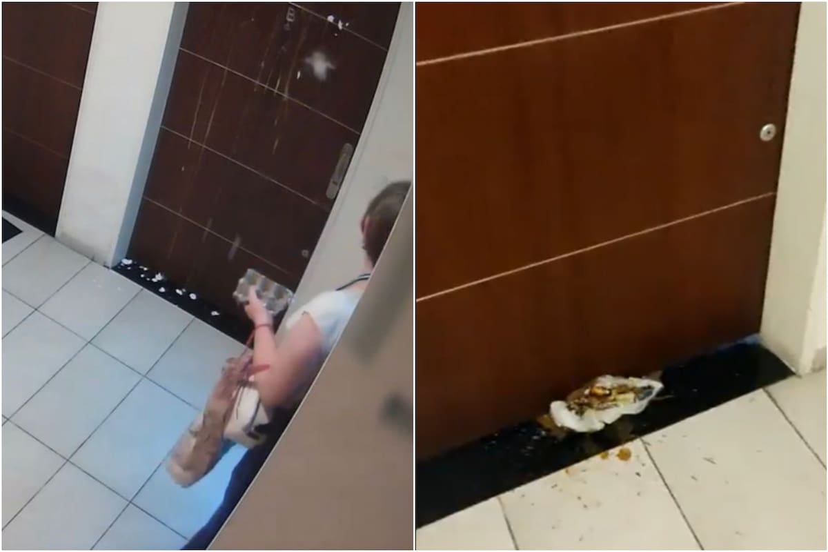 Denunció en las redes que su vecina le hace vivir una pesadilla y mostró algunas de las maldades que sufre (Foto: Captura de video)