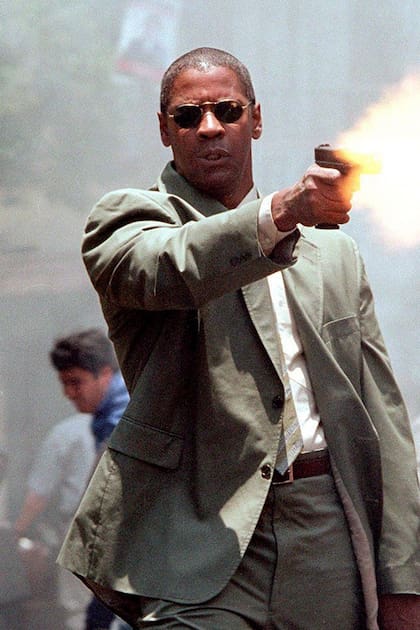 Denzel Washington, un actor de paso firme y seguro, en uno de los momentos más tensos de la trama de Hombre en llamas