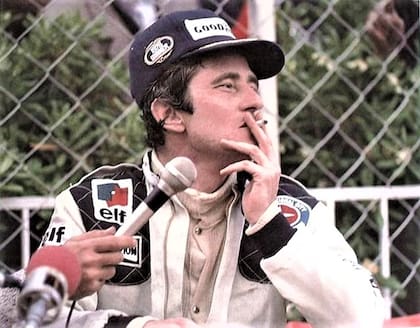 Depailler amaba fumar y el buen vino