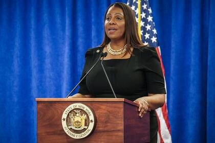 Departamento de Justicia cita a la procuradora de NY, Letitia James, por demanda a Trump