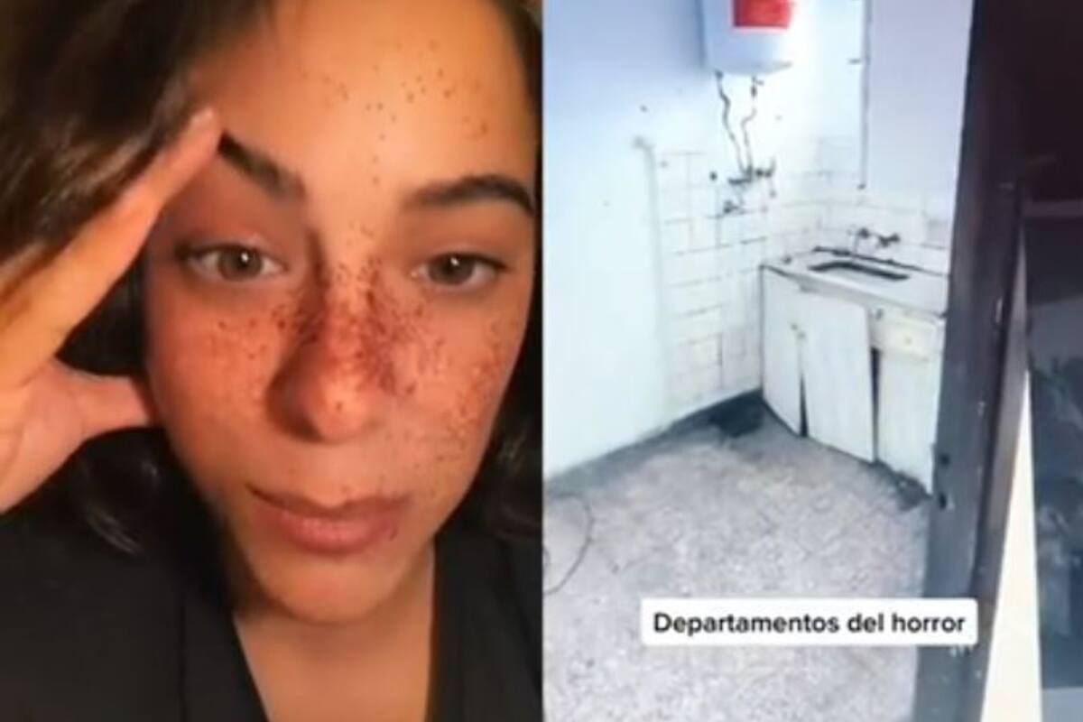 "Departamento del horror", una tiktoker mostró el deplorable estado de una propiedad en alquiler