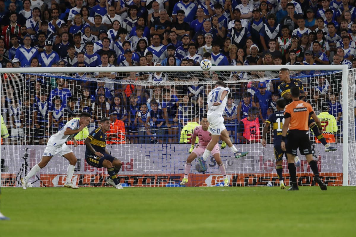 DEPORTES -
Velez Sarsfield v Boca Juniors en el estadio Amalfitani en Buenos Aires por la Liga Profesional de Fútbol.
08/02/2026.
Foto: Marcos Brindicci