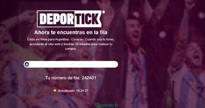 Deportick es la plataforma a través de la que se venden entradas para los partidos de la selección argentina desde que ganó el Mundial 2022