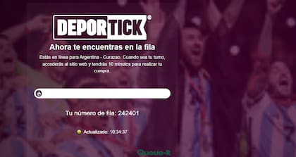 Deportick fue el sitio encargado de vender las entradas de los partidos de la Argentina en los últimos años