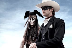 Depp y Hammer, en El Llanero Solitario