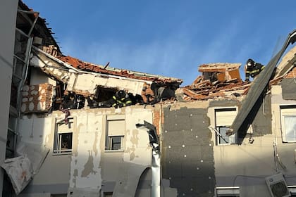 Derrumbe de un edificio en Madrid