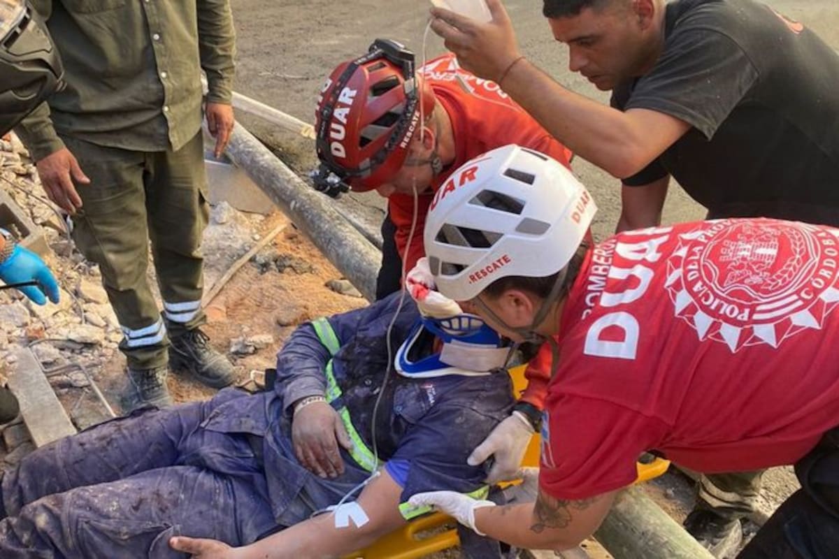 Derrumbe en un templo evangélico en Córdoba
Foto: Cadena 3