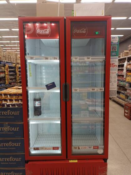 Desabastecimiento en algunos supermercados