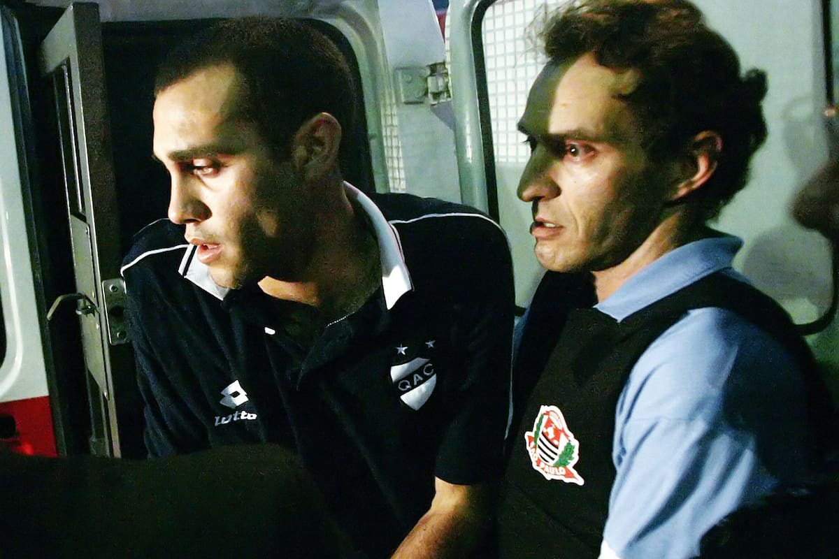 Desabato fue apresado en pleno campo de juego por la policía paulista