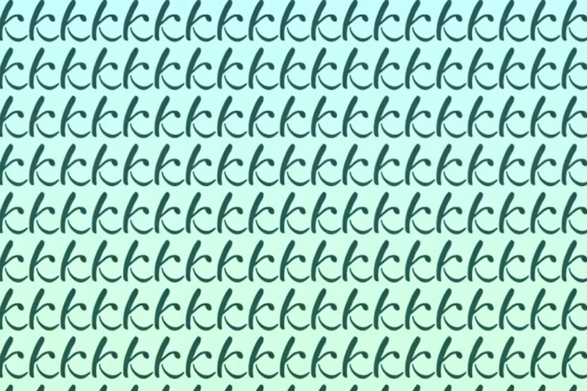 Desafío visual para expertos: encontrá la letra diferente en menos de 9 segundos