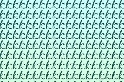 Desafío visual para expertos: encontrá la letra diferente en menos de 9 segundos