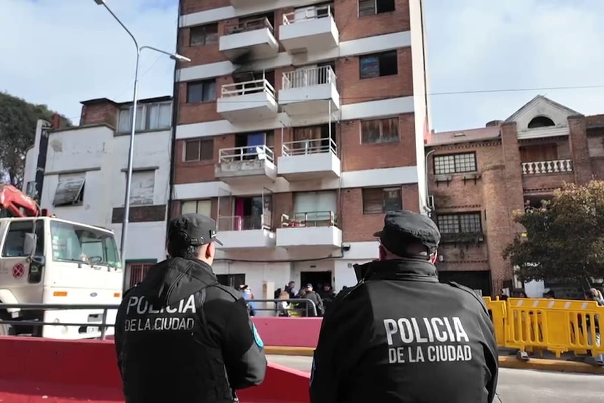 Desalojo en Núñez