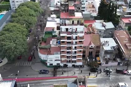 Desalojo en Núñez