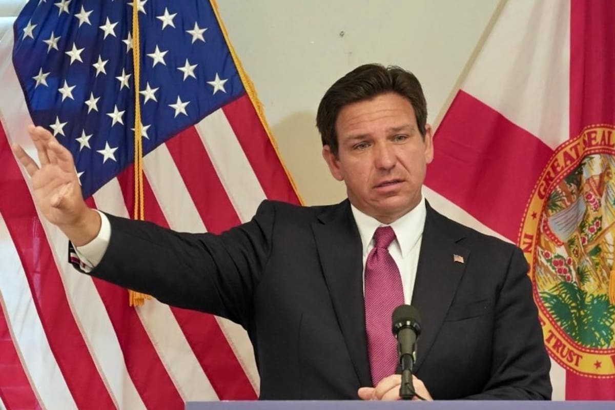 DeSantis anunció un nuevo plan que incluye usar abogados militares como jueces migratorios y crear centros de detención temporales
