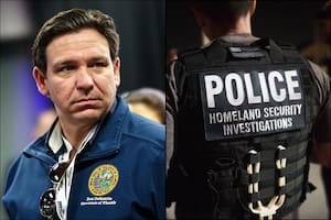 DeSantis explicó que el programa, denominado 287(g), permite a las agencias locales y estatales trabajar de manera más cercana con ICE (Inmigración y Control de Aduanas)