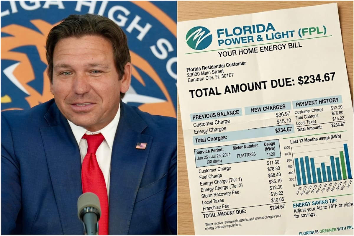DeSantis promulgó la Ley SB 484 en Florida que impacta en los costos de luz
